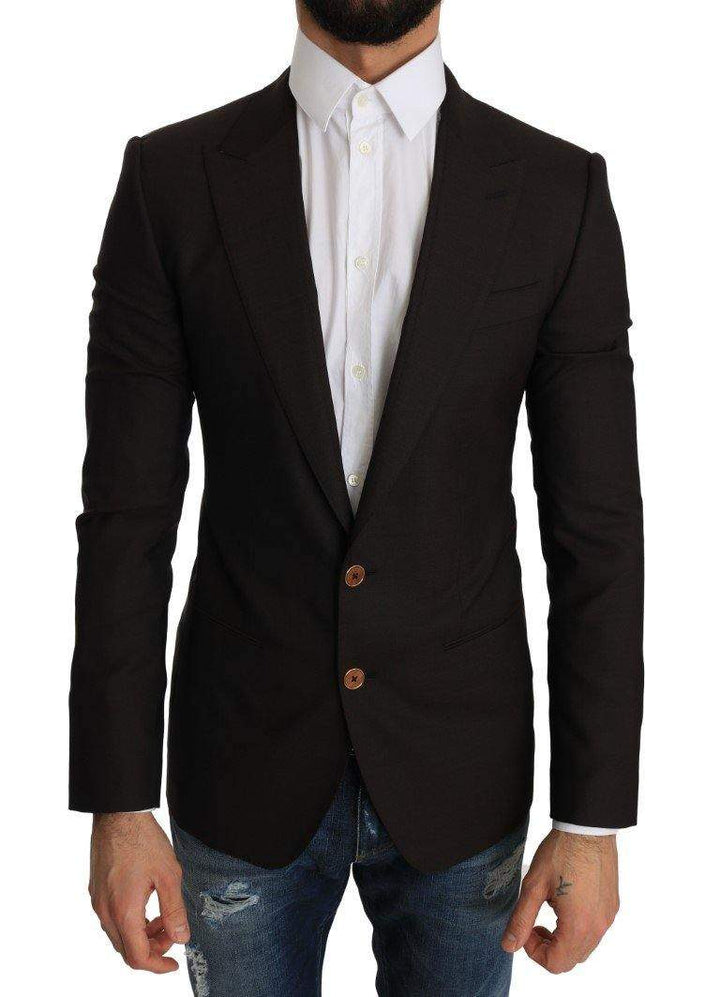 Dolce & Gabbana  Brown Wool SICILIA Jacket Coat Blazer #men, Blazers - Men - Clothing, Brand_Dolce & Gabbana, Brown, Catch, Dolce & Gabbana, feed-agegroup-adult, feed-color-brown, feed-gender-male, feed-size-IT44 | XS, Gender_Men, IT44 | XS, Kogan, Men - New Arrivals at SEYMAYKA