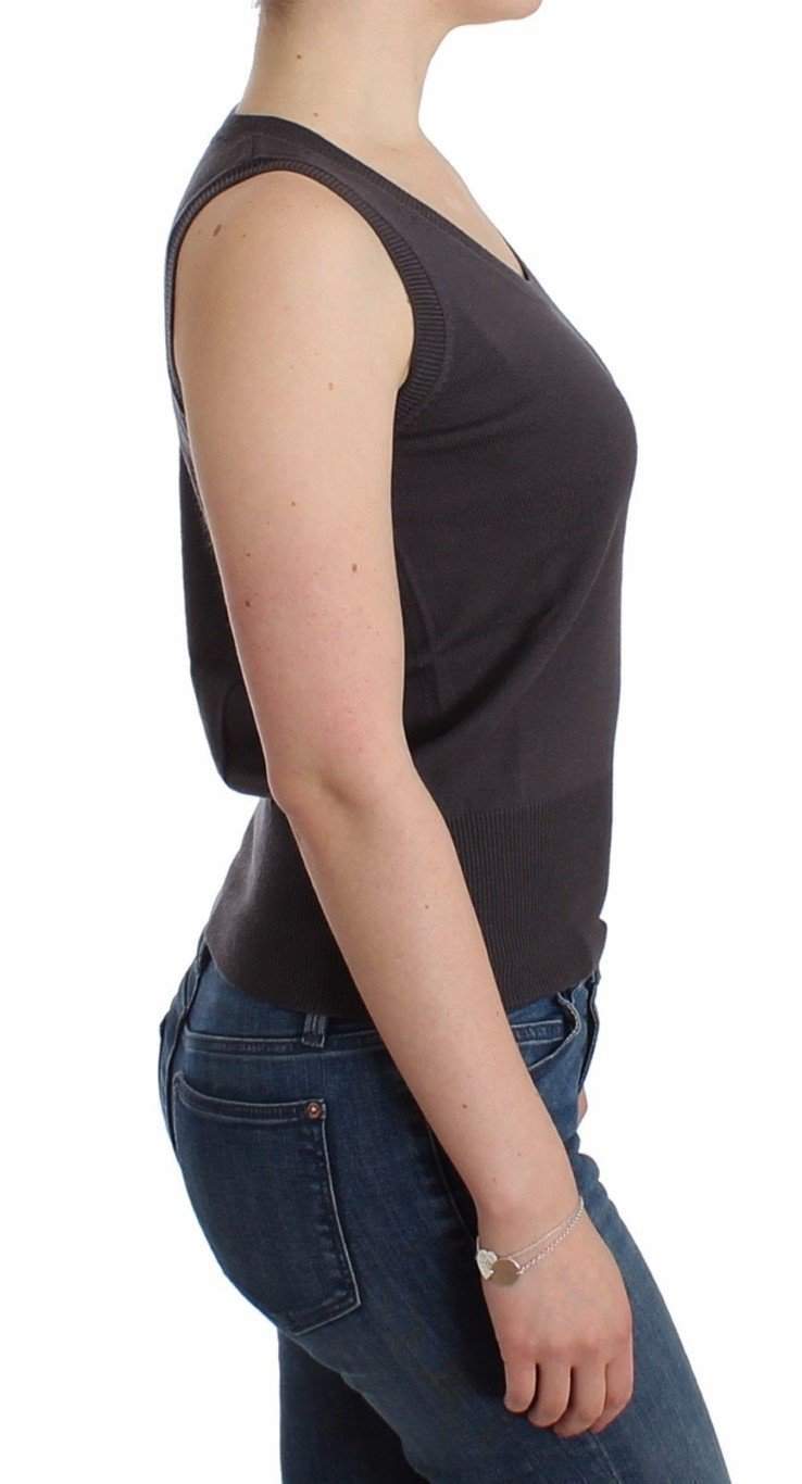 John Galliano  Knit Tank Top #women, Brown, Catch, feed-agegroup-adult, feed-color-brown, feed-gender-female, feed-size-M, feed-size-S, Gender_Women, John Galliano, Kogan, M, S, Tops & T-Shirts - Women - Clothing at SEYMAYKA