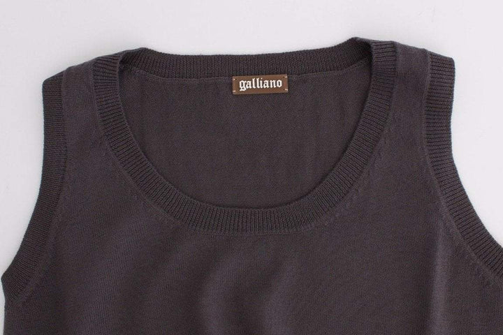 John Galliano  Knit Tank Top #women, Brown, Catch, feed-agegroup-adult, feed-color-brown, feed-gender-female, feed-size-M, feed-size-S, Gender_Women, John Galliano, Kogan, M, S, Tops & T-Shirts - Women - Clothing at SEYMAYKA