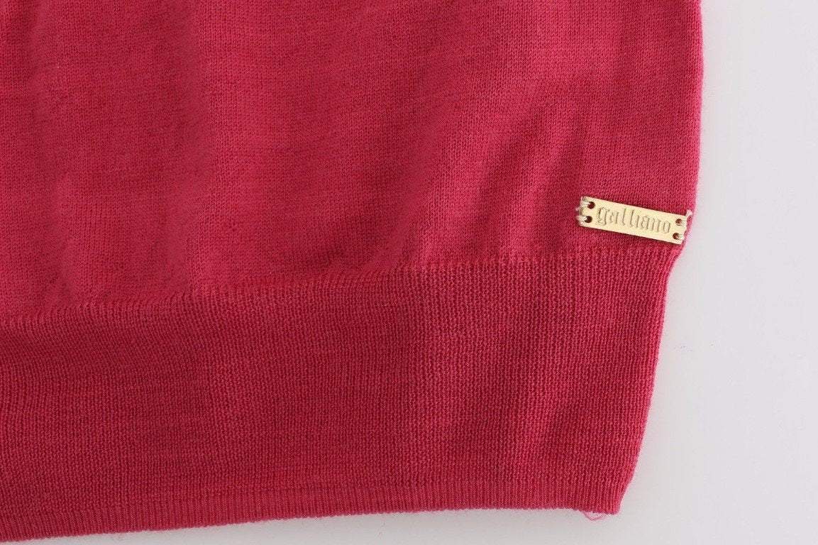 John Galliano  Wool Knit Top #women, Catch, feed-agegroup-adult, feed-color-pink, feed-gender-female, feed-size-S, Gender_Women, John Galliano, Kogan, Pink, S, Tops & T-Shirts - Women - Clothing at SEYMAYKA