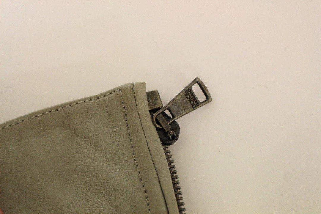 Dolce & Gabbana  Beige Leather Jacket Biker Coat #men, Beige, Brand_Dolce & Gabbana, Catch, Dolce & Gabbana, feed-agegroup-adult, feed-color-beige, feed-gender-male, feed-size-IT50 | L, Gender_Men, IT50 | L, Jackets - Men - Clothing, Kogan, Men - New Arrivals at SEYMAYKA