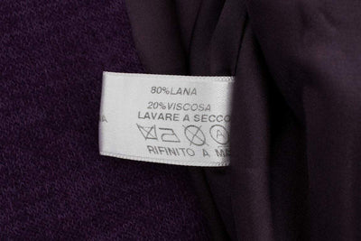 BENCIVENGA  Purple Wool Suit T-Shirt Set #women, BENCIVENGA, Catch, feed-agegroup-adult, feed-color-purple, feed-gender-female, feed-size-IT42|M, Gender_Women, Kogan, M, Purple, Suits & Blazers - Women - Clothing, Tops & T-Shirts - Women - Clothing at SEYMAYKA