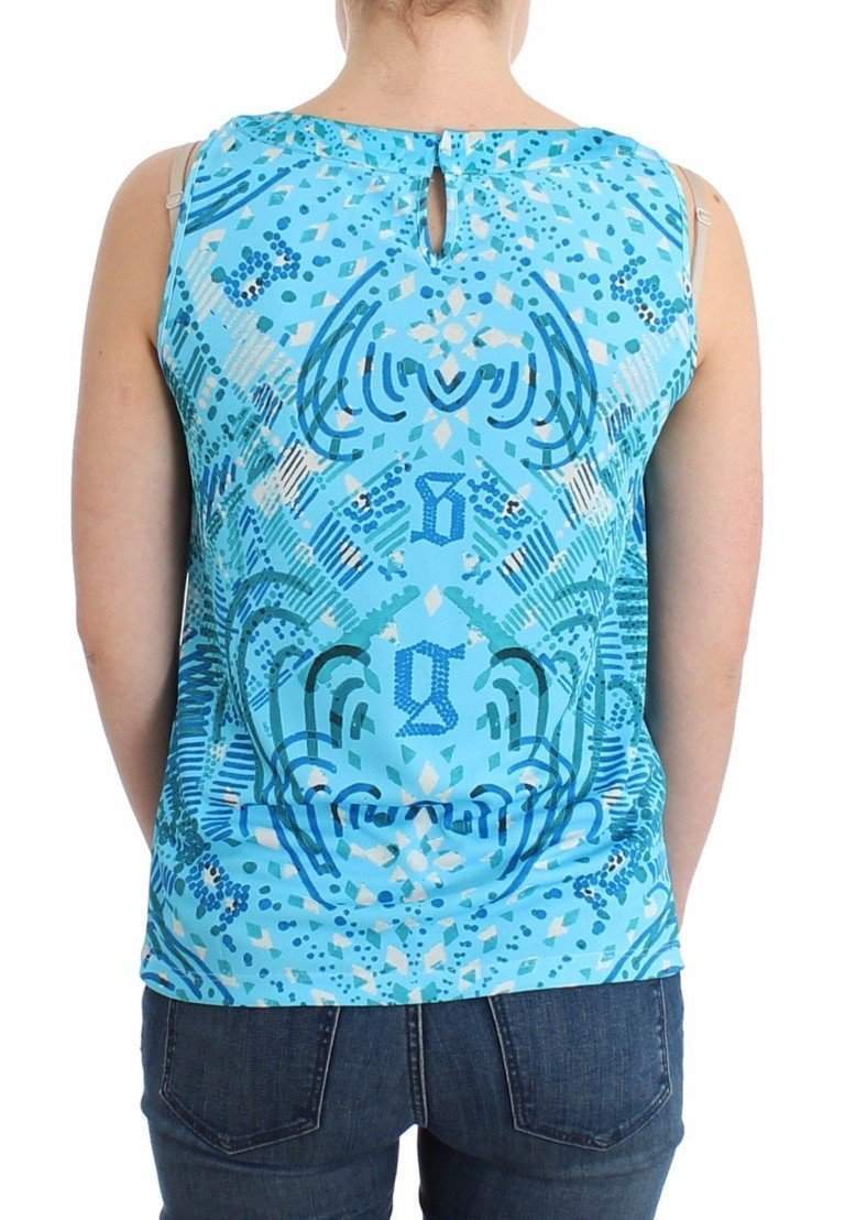 John Galliano  Printed Tank Top #women, Blue, Catch, feed-agegroup-adult, feed-color-blue, feed-gender-female, feed-size-S, feed-size-XS, Gender_Women, John Galliano, Kogan, S, Tops & T-Shirts - Women - Clothing, XS at SEYMAYKA