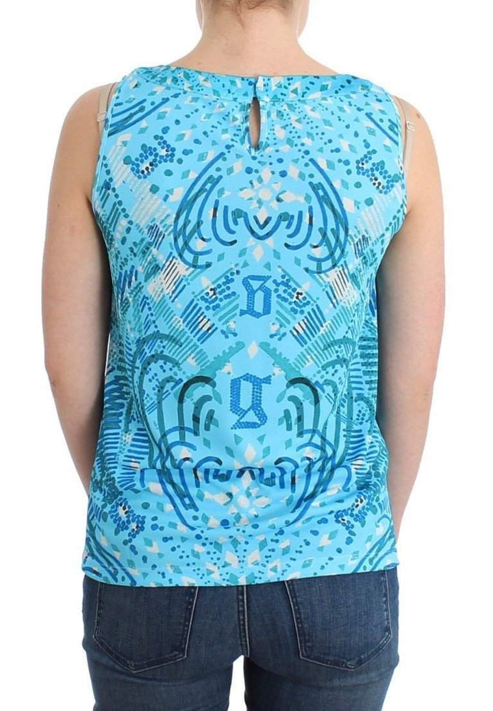 John Galliano  Printed Tank Top #women, Blue, Catch, feed-agegroup-adult, feed-color-blue, feed-gender-female, feed-size-S, feed-size-XS, Gender_Women, John Galliano, Kogan, S, Tops & T-Shirts - Women - Clothing, XS at SEYMAYKA