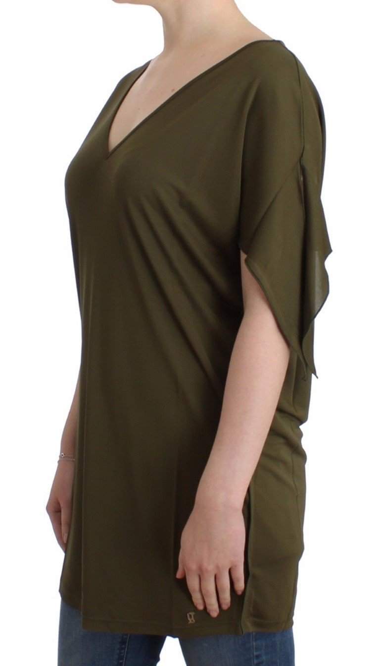 John Galliano  Short Sleeve Blouse Top #women, Catch, feed-agegroup-adult, feed-color-green, feed-gender-female, feed-size-M, feed-size-XS, Gender_Women, Green, John Galliano, Kogan, M, Tops & T-Shirts - Women - Clothing, XS at SEYMAYKA