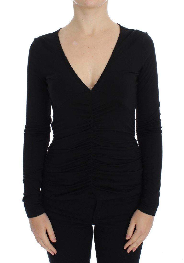 Versace Jeans Women Stretch Long Sleeve Sweater #women, Black, Catch, feed-agegroup-adult, feed-color-black, feed-gender-female, feed-size-IT40 | XS, Gender_Women, IT40 | XS, Kogan, Sweaters - Women - Clothing, Versace Jeans at SEYMAYKA