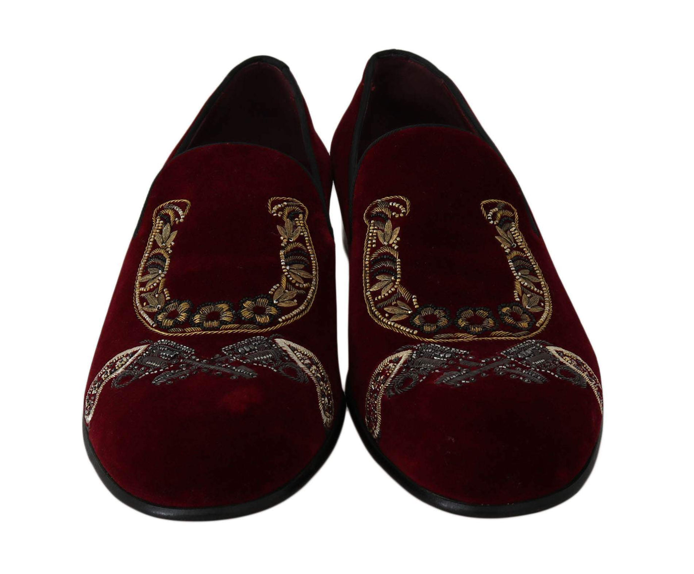 Dolce & Gabbana Bordeaux Velvet Loafers Gun Horseshoe Shoes #men, Bordeaux, Brand_Dolce & Gabbana, Catch, Category_Shoes, Dolce & Gabbana, EU39/US6, EU40/US7, feed-agegroup-adult, feed-color-bordeaux, feed-gender-male, feed-size-US6, feed-size-US7, Gender_Men, Kogan, Loafers - Men - Shoes, Shoes - New Arrivals at SEYMAYKA