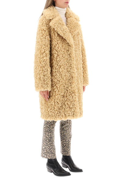 Stand studio 'camille' faux fur cocoon coat-1
