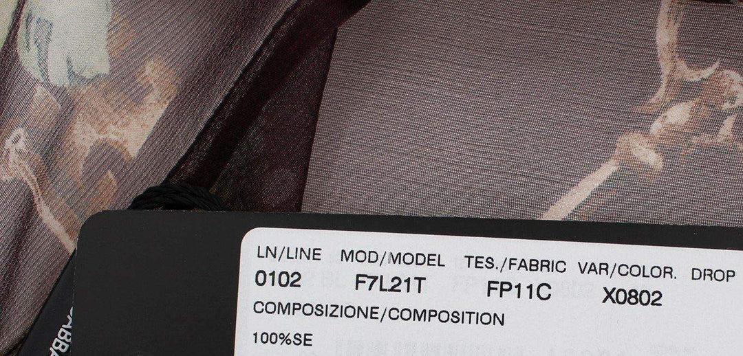 Dolce & Gabbana  Black Key Floral Print Silk Blouse T-shirt #women, Black, Brand_Dolce & Gabbana, Catch, Dolce & Gabbana, feed-agegroup-adult, feed-color-black, feed-gender-female, feed-size-IT40|S, Gender_Women, IT40|S, Kogan, Tops & T-Shirts - Women - Clothing at SEYMAYKA