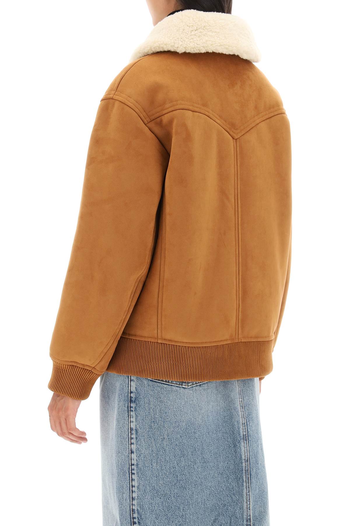 Stand studio lillee eco-shearling bomber jacket-2
