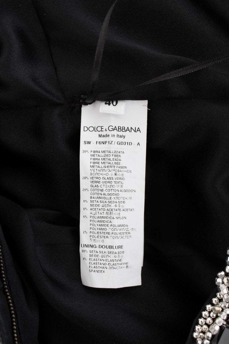 Dolce & Gabbana  Crystal Silver Runway Handmade Dress #women, Brand_Dolce & Gabbana, Catch, Clothing_Dress, Dolce & Gabbana, Dresses - Women - Clothing, feed-agegroup-adult, feed-color-silver, feed-gender-female, feed-size-IT40|S, Gender_Women, IT40|S, Kogan, Silver at SEYMAYKA