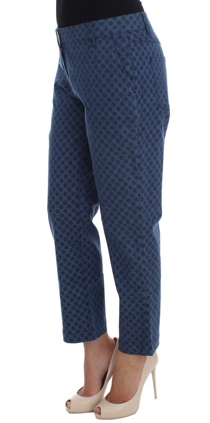 Dolce & Gabbana Polka Dotted Stretch Capri Jeans #women, Blue, Brand_Dolce & Gabbana, Catch, Dolce & Gabbana, feed-agegroup-adult, feed-color-blue, feed-gender-female, feed-size-IT36 | XS, feed-size-IT38|XS, feed-size-IT42|M, Gender_Women, IT36 | XS, IT38|XS, IT42|M, Jeans & Pants - Women - Clothing, Kogan at SEYMAYKA