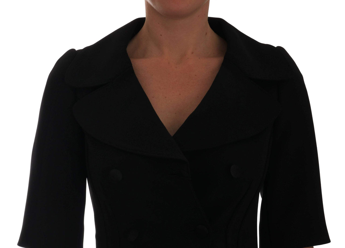 Dolce & Gabbana  Black Short Croped Jacket Blazer #women, Black, Brand_Dolce & Gabbana, Catch, Dolce & Gabbana, feed-agegroup-adult, feed-color-black, feed-gender-female, feed-size-IT36 | XS, Gender_Women, IT36 | XS, Jackets & Coats - Women - Clothing, Kogan, Women - New Arrivals at SEYMAYKA