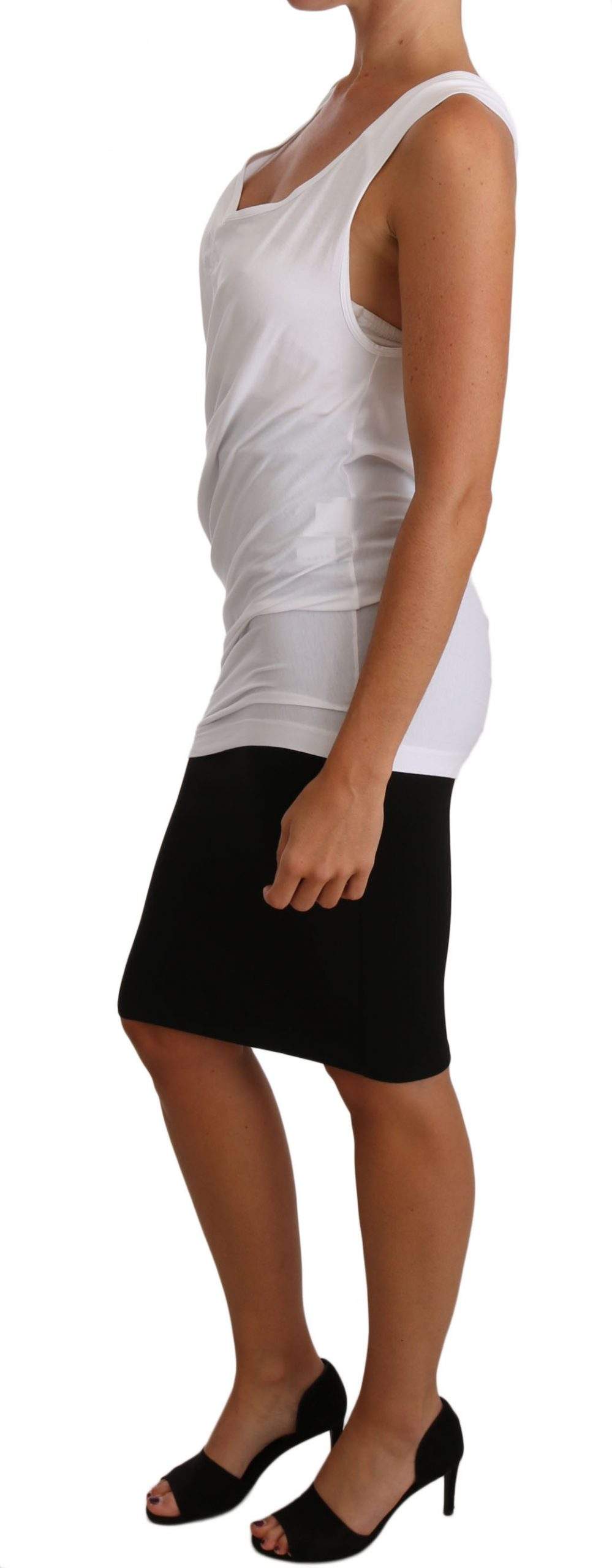 Cavalli  Women  Top Tank  T-Shirt Jersey #women, Catch, Cavalli, feed-agegroup-adult, feed-color-white, feed-gender-female, feed-size-IT46 | L, feed-size-IT48 | XL, feed-size-IT50 | XXL, Gender_Women, IT46 | L, IT48 | XL, IT50 | XXL, Kogan, Tops & T-Shirts - Women - Clothing, White, Women - New Arrivals at SEYMAYKA