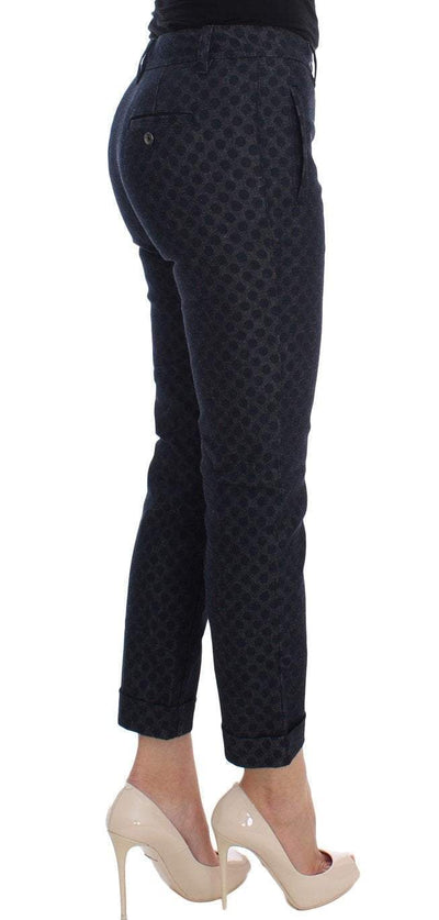 Dolce & Gabbana  Polka Dotted Slim Capris Jeans #women, Blue, Brand_Dolce & Gabbana, Catch, Dolce & Gabbana, feed-agegroup-adult, feed-color-blue, feed-gender-female, feed-size-IT36 | XS, feed-size-IT38|XS, Gender_Women, IT36 | XS, IT38|XS, Jeans & Pants - Women - Clothing, Kogan at SEYMAYKA