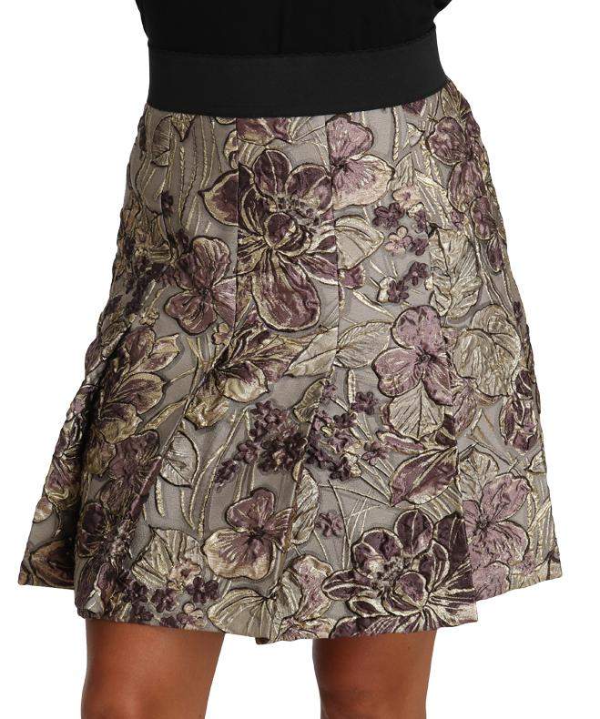 Dolce & Gabbana  A-Line Mini Floral Print Jaquard Skirt #women, Brand_Dolce & Gabbana, Catch, Dolce & Gabbana, feed-agegroup-adult, feed-color-multicolor, feed-gender-female, feed-size-IT40|S, Gender_Women, IT40|S, Kogan, Multicolor, Skirts - Women - Clothing, Women - New Arrivals at SEYMAYKA