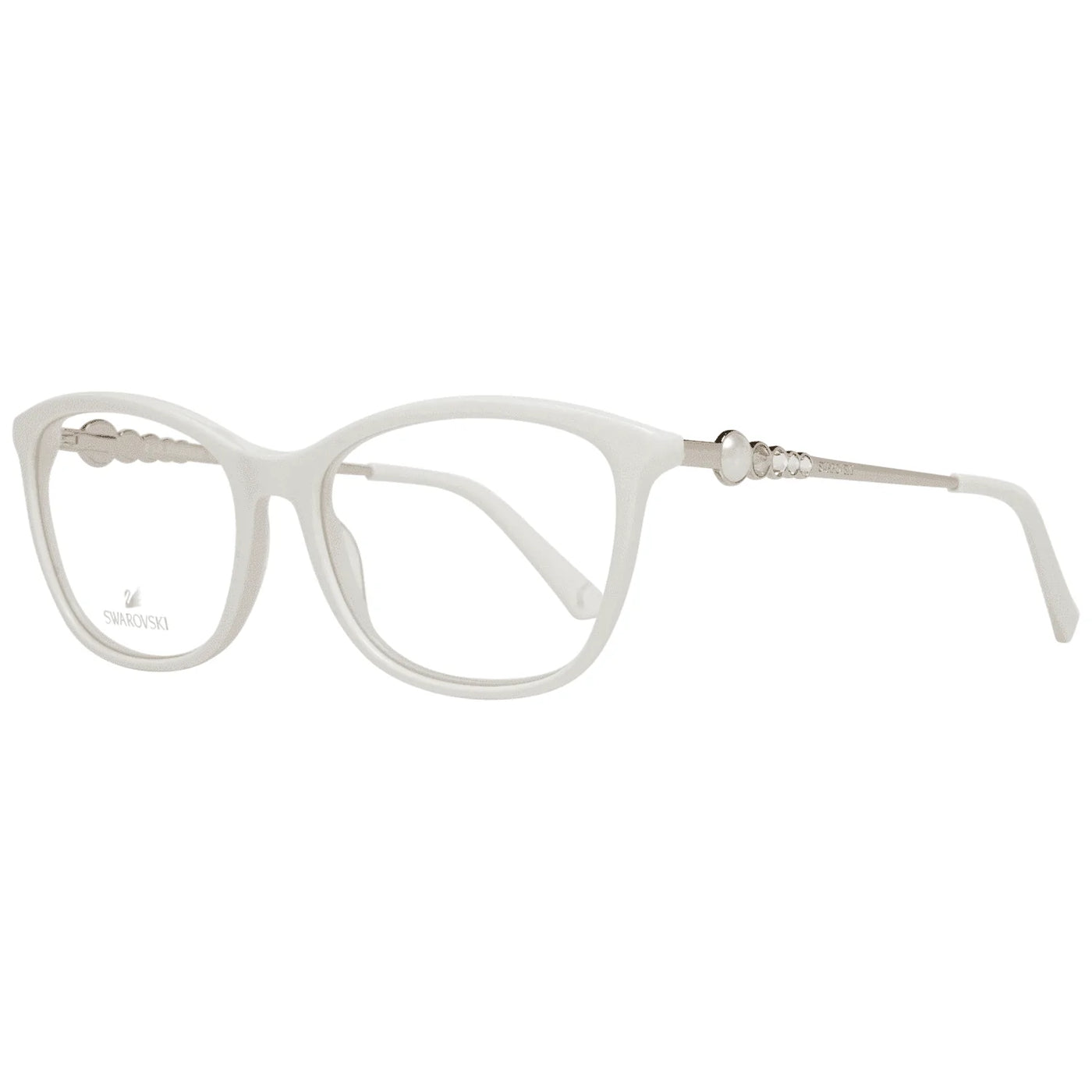 Swarovski Women Optical Frames #women, Brand_Swarovski, Category_Accessories, feed-agegroup-adult, feed-color-white, feed-gender-female, feed-size-OS, Frames for Women - Frames, Gender_Women, Season_Spring/Summer, Subcategory_Eyeglasses, White at SEYMAYKA