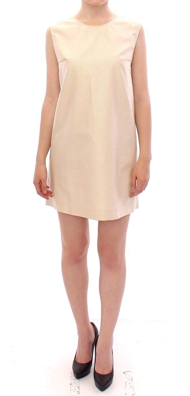 Andrea Incontri  Sleeveless Shift Mini Dress #women, Andrea Incontri, Beige, Catch, Clothing_Dress, Dresses - Women - Clothing, feed-agegroup-adult, feed-color-beige, feed-gender-female, feed-size-IT42|M, feed-size-IT44|L, Gender_Women, IT42|M, IT44|L, Kogan at SEYMAYKA