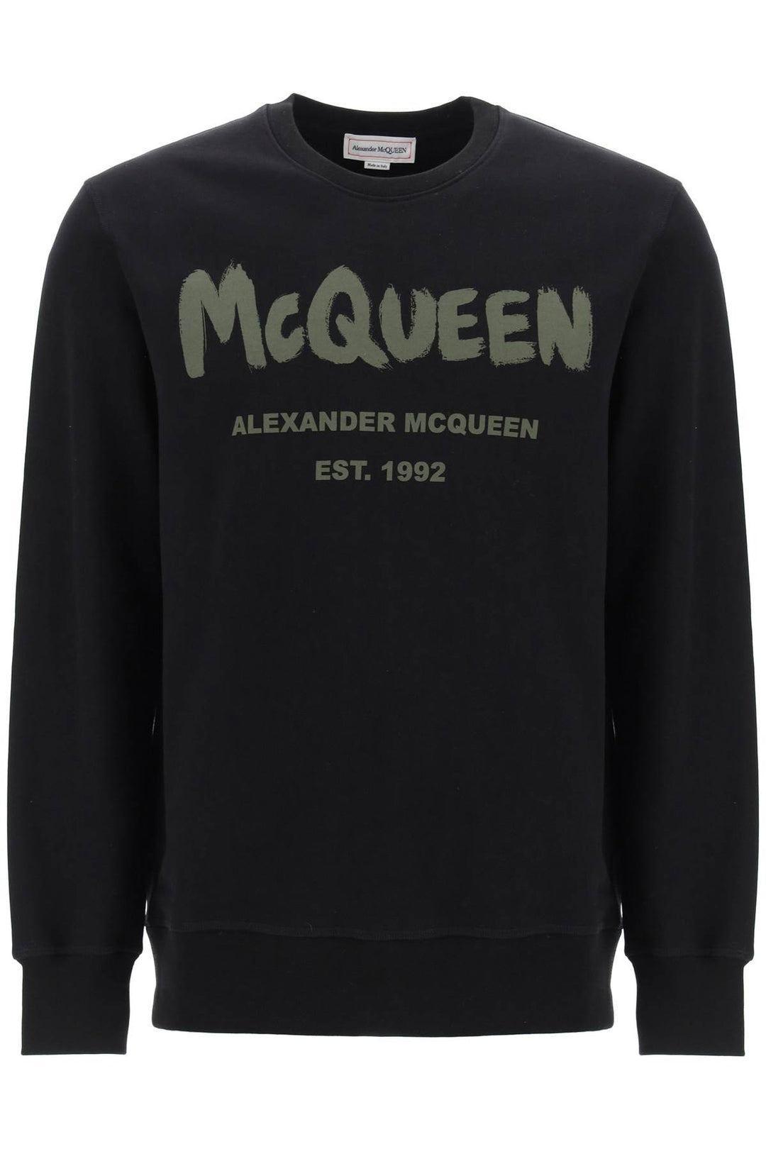 Alexander mcqueen mcqueen graffiti sweatshirt-0