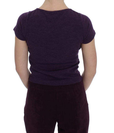 BENCIVENGA  Purple Wool Suit T-Shirt Set #women, BENCIVENGA, Catch, feed-agegroup-adult, feed-color-purple, feed-gender-female, feed-size-IT42|M, Gender_Women, Kogan, M, Purple, Suits & Blazers - Women - Clothing, Tops & T-Shirts - Women - Clothing at SEYMAYKA
