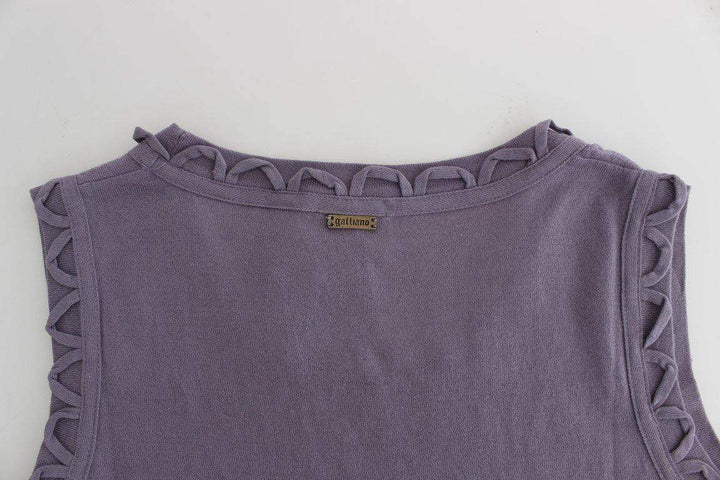 John Galliano Purple Cotton Jersey Dress #women, Catch, Clothing_Dress, Dresses - Women - Clothing, feed-agegroup-adult, feed-color-purple, feed-gender-female, feed-size-L, feed-size-M, feed-size-S, feed-size-XS, Gender_Women, John Galliano, Kogan, L, M, Purple, S, XS at SEYMAYKA