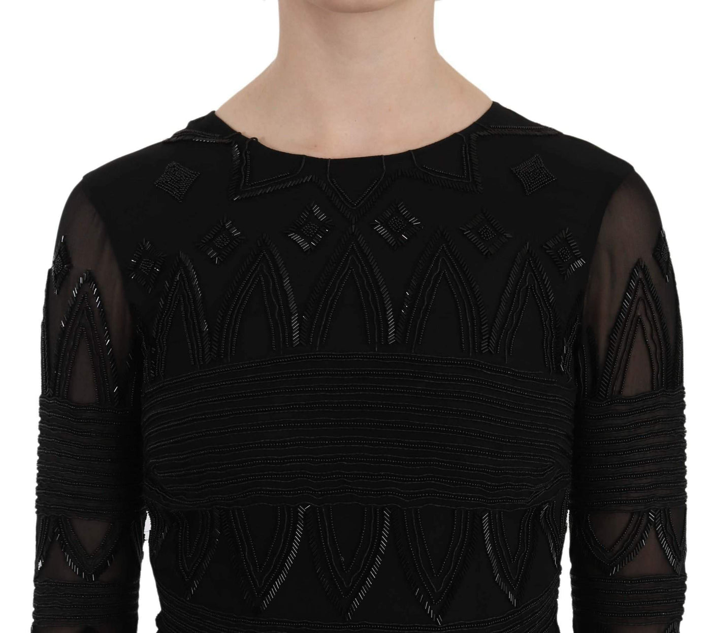 John Richmond Silk Sequined Mini Shift Gown #women, Black, Catch, Dresses - Women - Clothing, feed-agegroup-adult, feed-color-black, feed-gender-female, feed-size-IT40|S, feed-size-IT42|M, Gender_Women, IT40|S, IT42|M, John Richmond, Kogan, Women - New Arrivals at SEYMAYKA