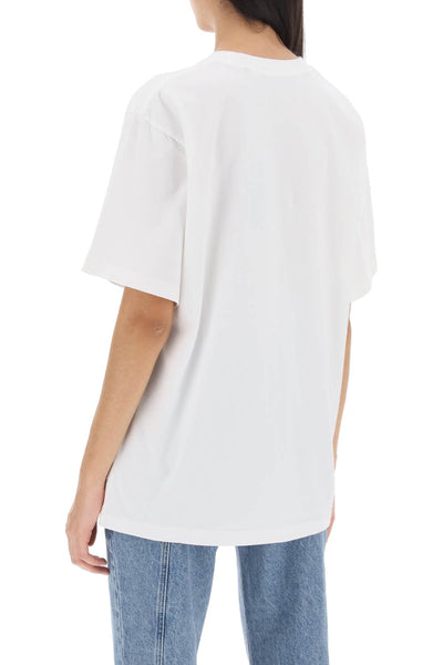 Rotate t-shirt with logo embroidery-2