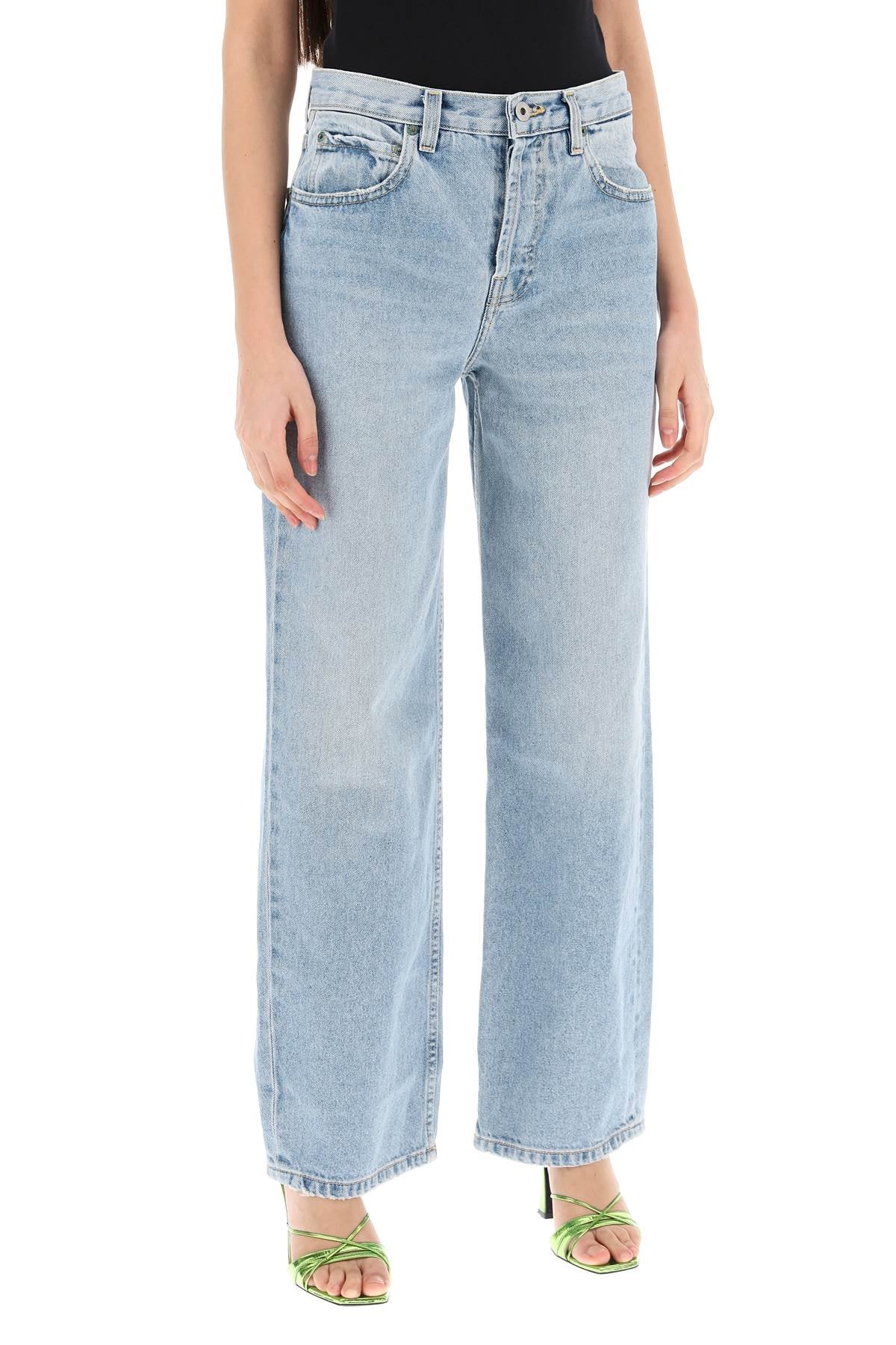 Interior remy wide leg jeans-1
