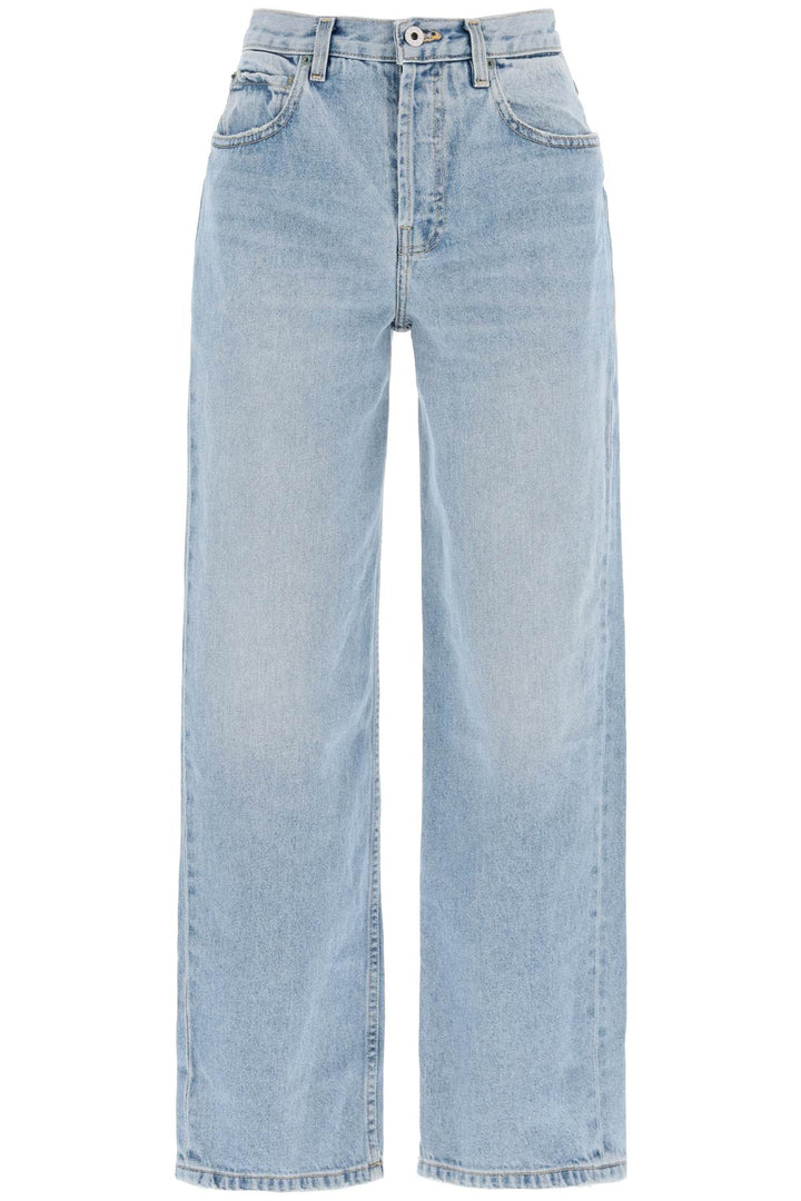 Interior remy wide leg jeans-0