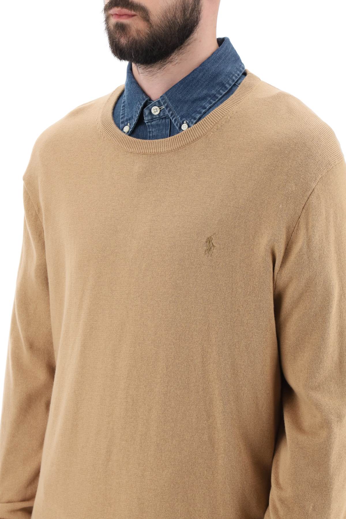 Polo ralph lauren sweater in cotton and cashmere-3