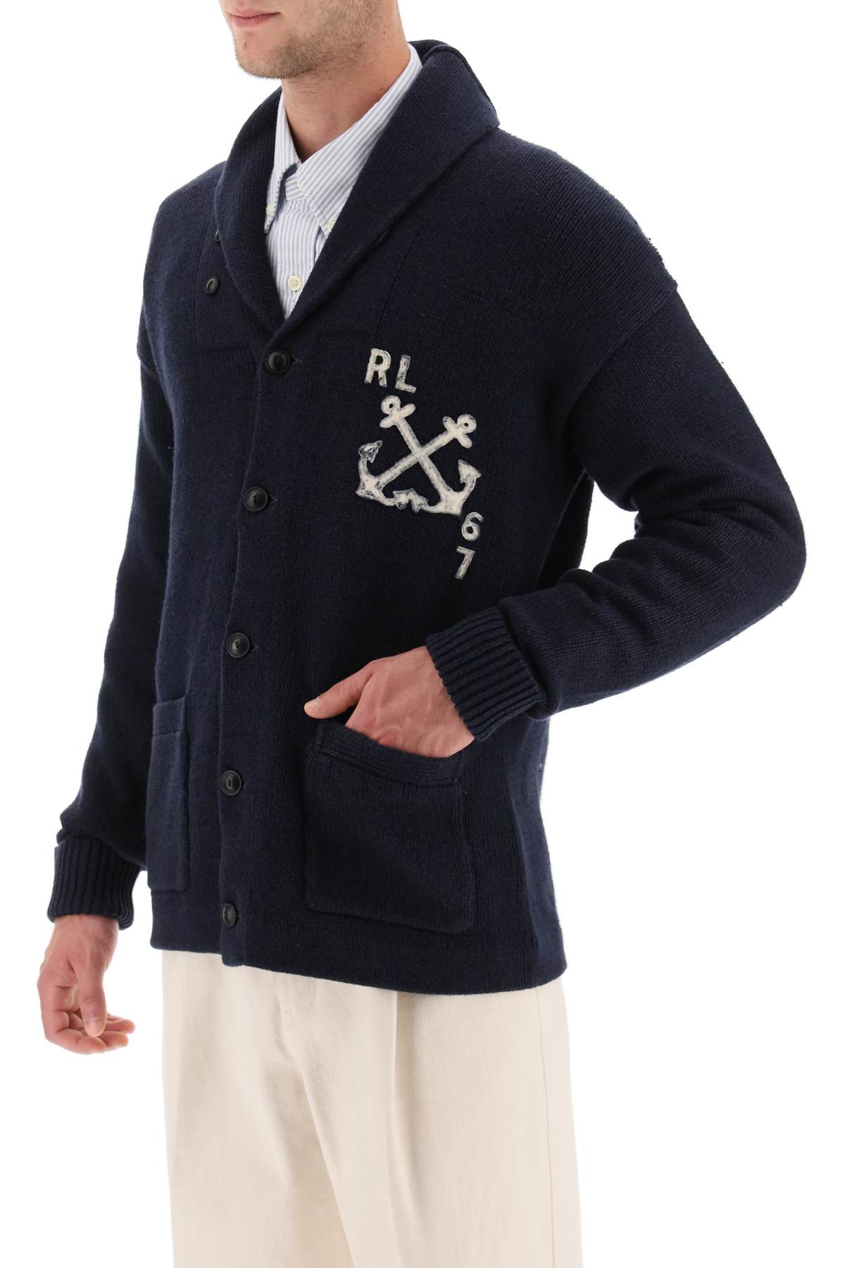 Polo ralph lauren cotton and linen cardigan-3