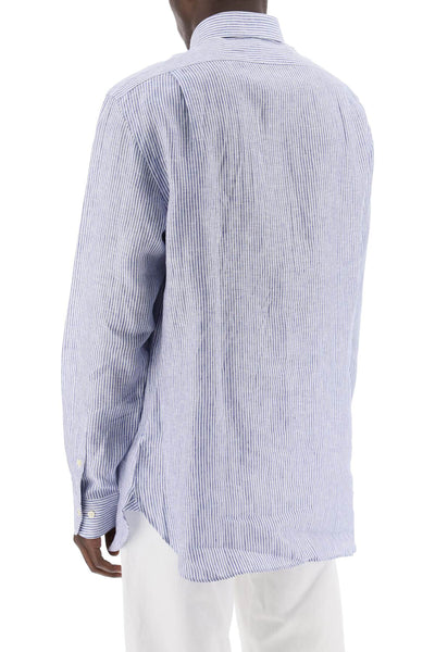 Polo ralph lauren slim fit linen shirt-2