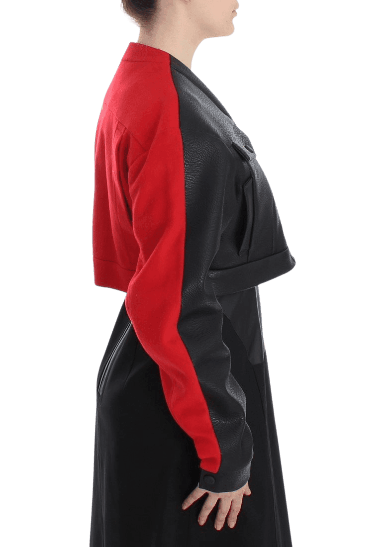 KAALE SUKTAE Short Croped Coat Bomber Jacket #women, Black, Catch, feed-agegroup-adult, feed-color-black, feed-gender-female, feed-size-IT40|S, Gender_Women, IT40|S, Jackets & Coats - Women - Clothing, KAALE SUKTAE, Kogan at SEYMAYKA