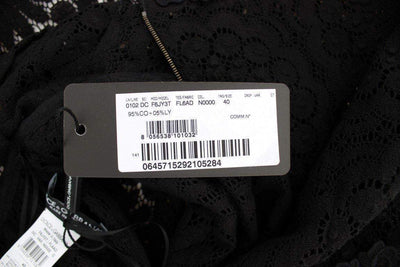 Dolce & Gabbana  Black Ricamo Knitted Full Length Maxi Dress #women, Black, Brand_Dolce & Gabbana, Catch, Clothing_Dress, Dolce & Gabbana, Dresses - Women - Clothing, feed-agegroup-adult, feed-color-black, feed-gender-female, feed-size-IT40|S, Gender_Women, IT40|S, Kogan at SEYMAYKA