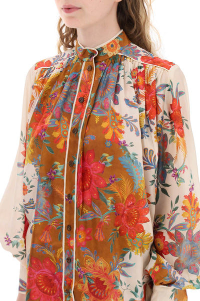 Zimmermann 'ginger' blouse with floral motif-3