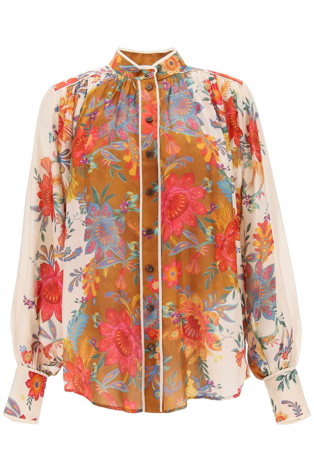Zimmermann 'ginger' blouse with floral motif-0