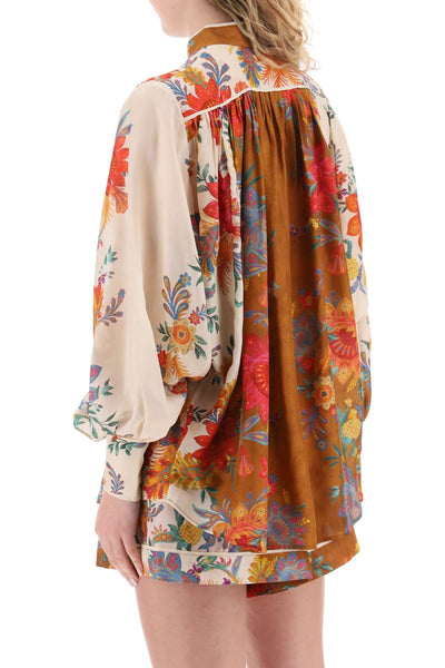 Zimmermann 'ginger' blouse with floral motif-2