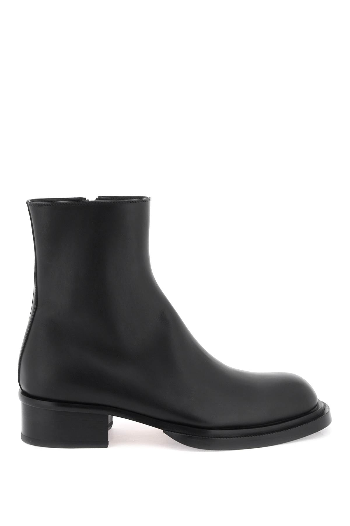 Alexander mcqueen cuban stack ankle boots-0