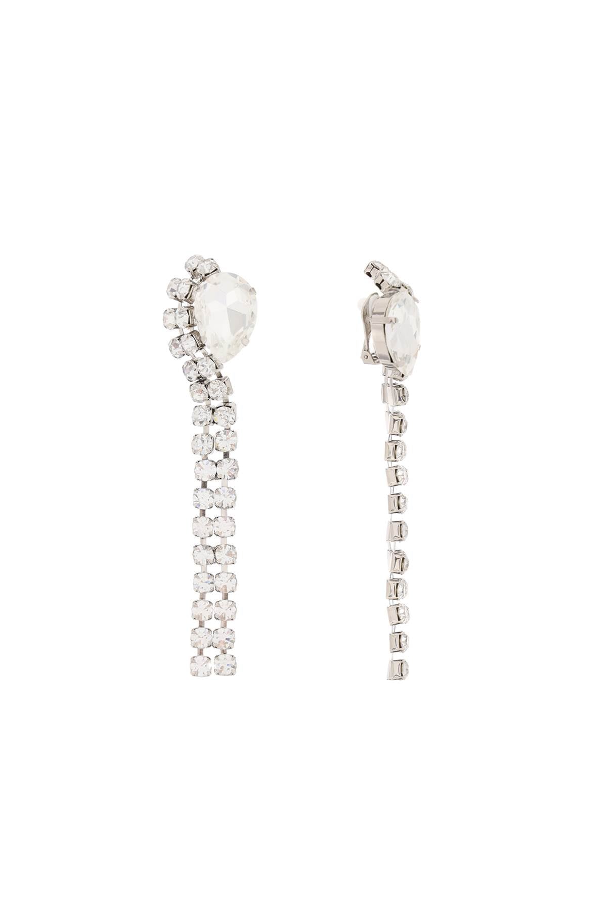 Alexander mcqueen stud earrings with faceted stone-0