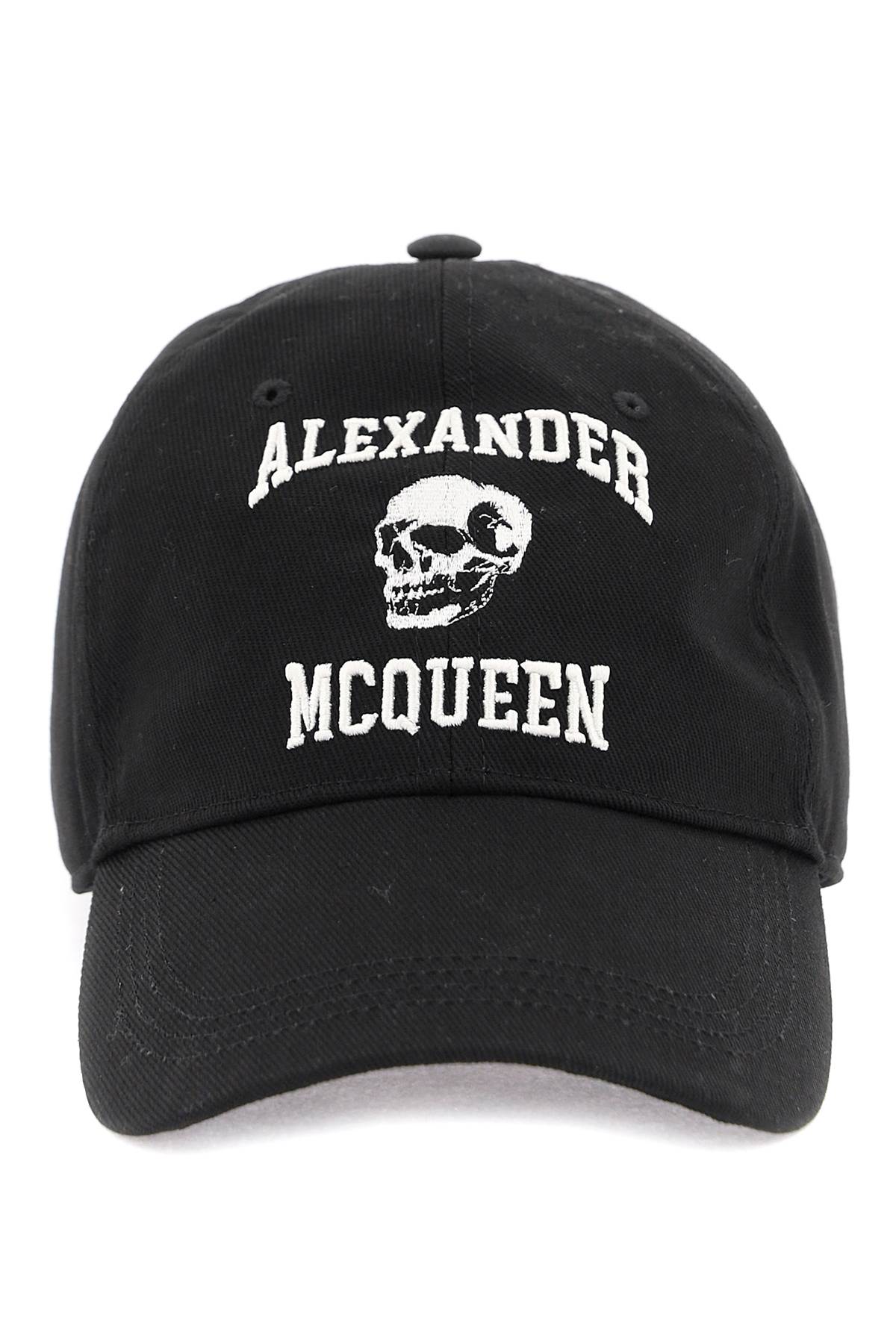 Alexander mcqueen embroidered logo baseball cap-0