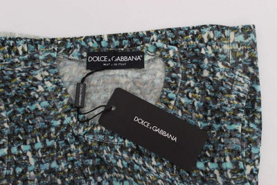 Dolce & Gabbana Blue Wool Sweater Sleeveless Pullover #women, Blue, Brand_Dolce & Gabbana, Catch, Dolce & Gabbana, feed-agegroup-adult, feed-color-blue, feed-gender-female, feed-size-IT36 | XS, feed-size-IT44|L, feed-size-IT46|XL, Gender_Women, IT36 | XS, IT44|L, IT46|XL, Kogan, Tops & T-Shirts - Women - Clothing at SEYMAYKA