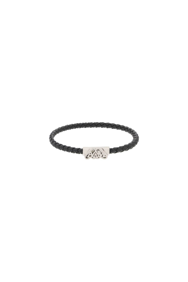 Alexander mcqueen seal leather bracelet-0