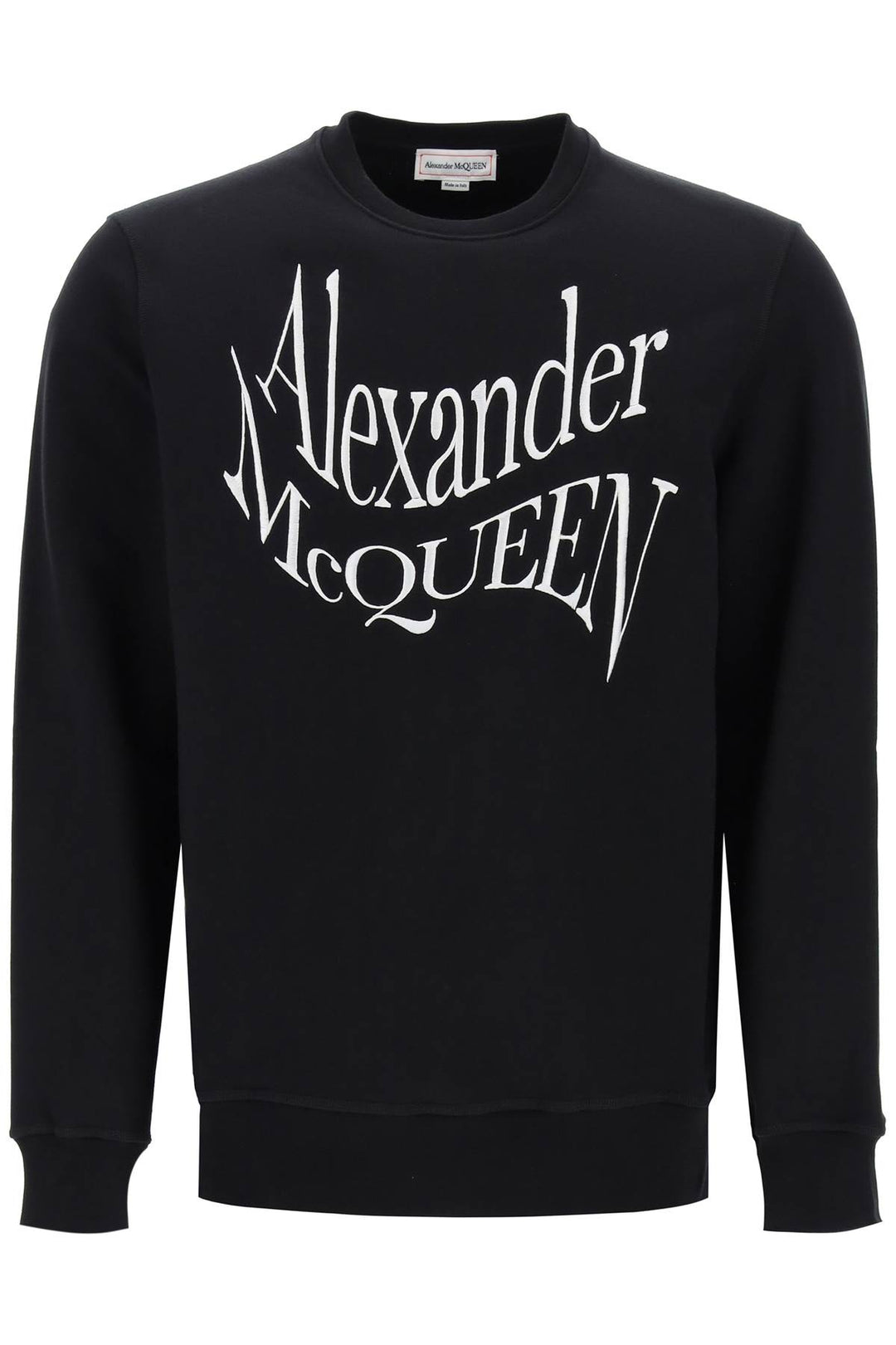 Alexander mcqueen warped logo sweatshirt-0