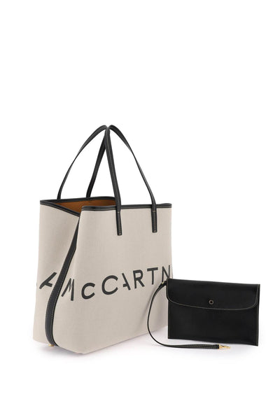 Stella mccartney organic cotton canvas tote bag-2
