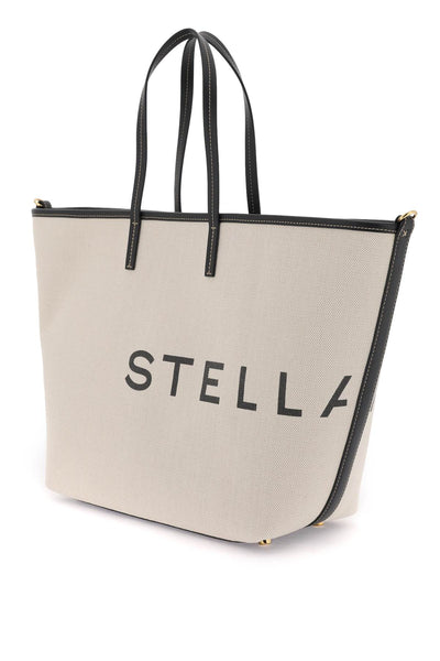 Stella mccartney organic cotton canvas tote bag-1
