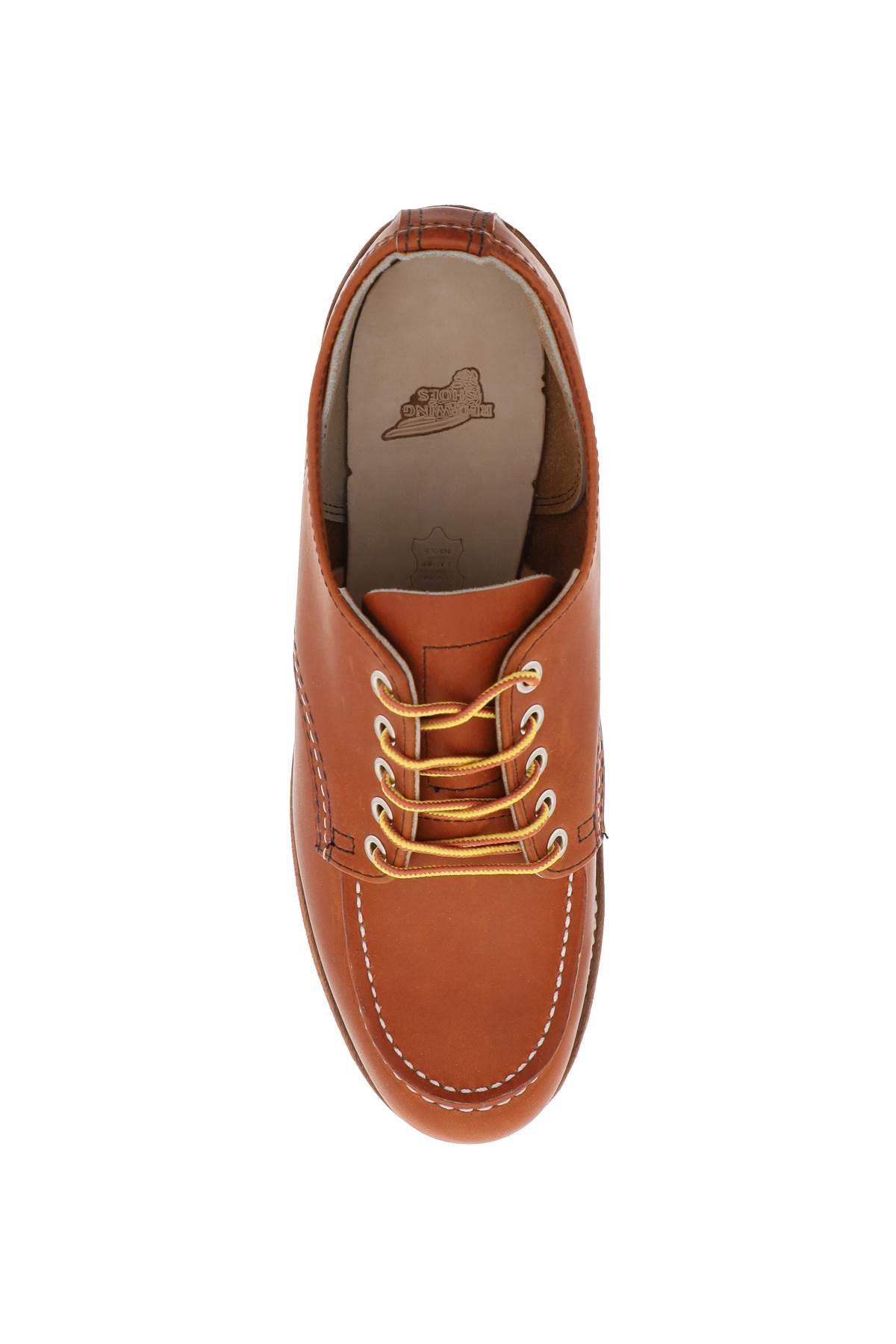 Red wing shoes laced moc toe oxford-1
