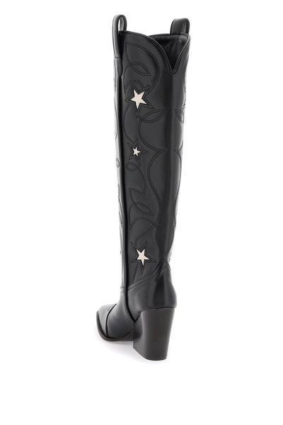 Stella mccartney texan boots with star embroidery-2