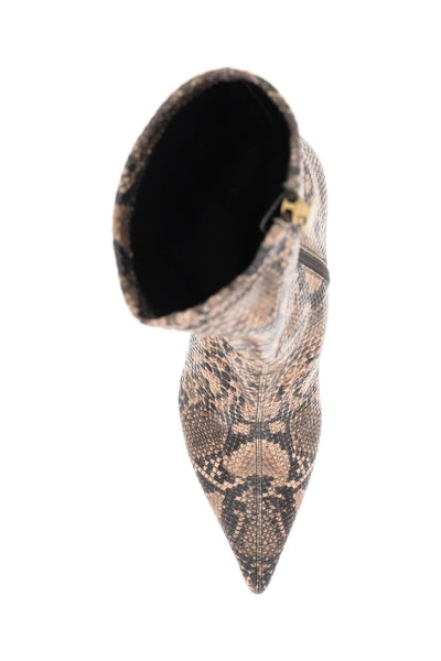 Stella mccartney python print ankle boots-1