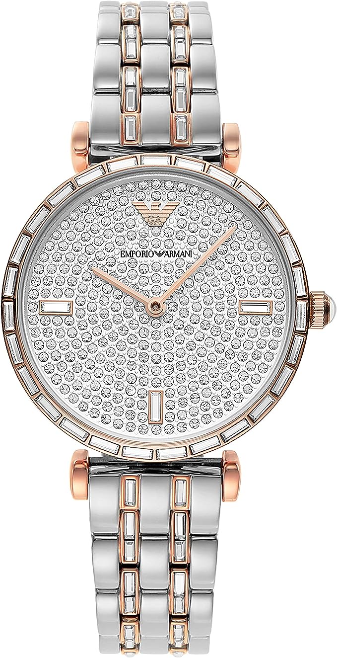 Emporio Ari Silver Steel Quartz Watch