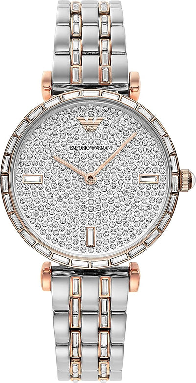 Emporio Ari Silver Steel Quartz Watch